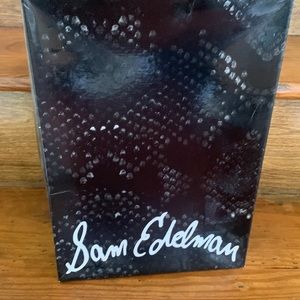 Sam Edelman black leather studded ankle boots. Country style size 9M